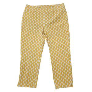 Chico's Brigitte Soho Foulard Print Cropped Pants Chico's Size 2 US 12